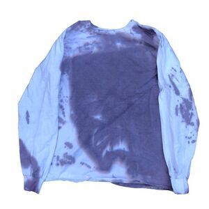 TIE Dyed Fruit Of The Loom Shirt Large White/Purple